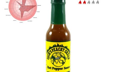 Неймовірно свіжий фруктовий зелений соус Dirty Dick Peachy Green Hot Pepper Sauce