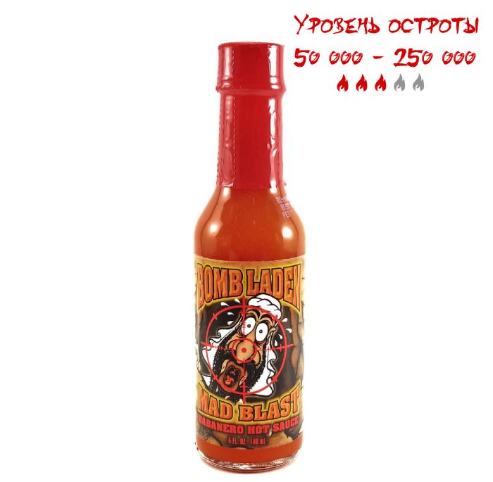 Гострий соус Bomb Laden Mad Blast Habanero Hot Sauce