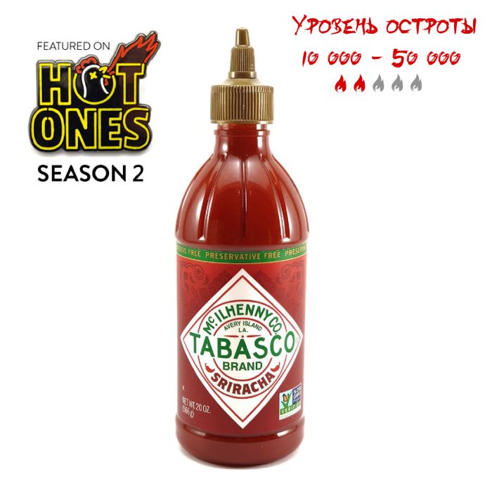 Гострий соус Tabasco Sriracha Sauce