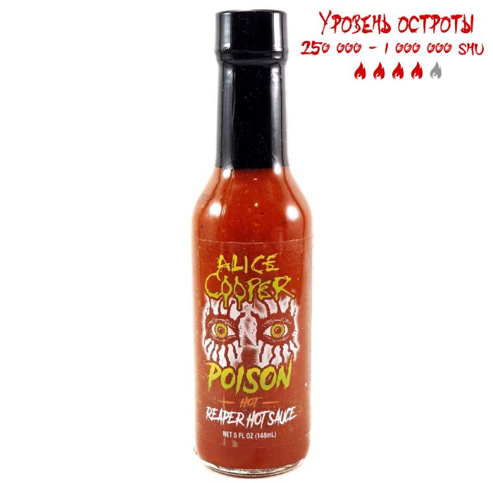 Гострий соус Alice Cooper Poison Reaper Hot Sauce