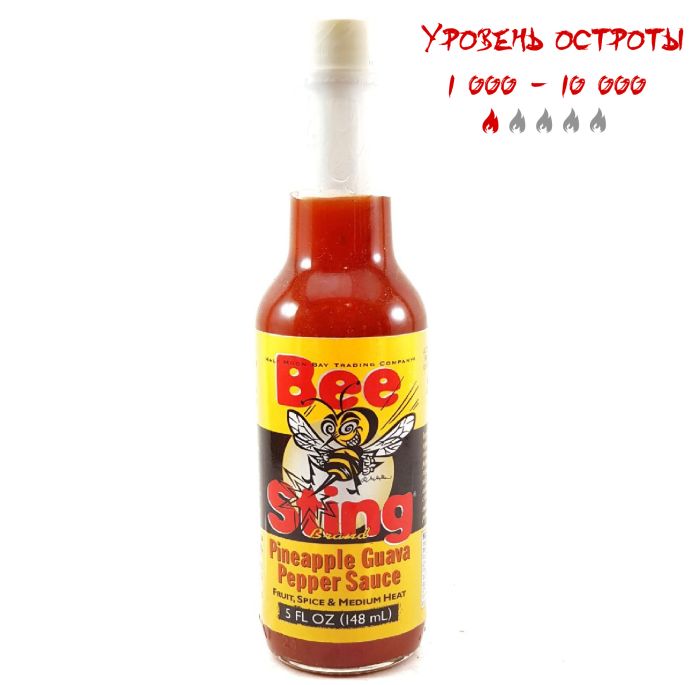 Гострий соус Bee Sting Pineapple Guava Pepper Sauce