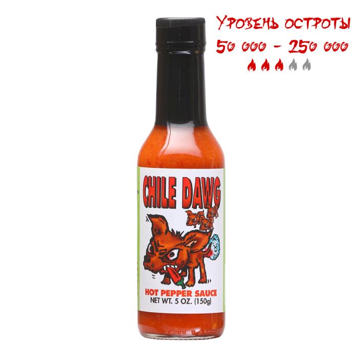 Гострий соус Chile Dawg Hot Pepper Sauce