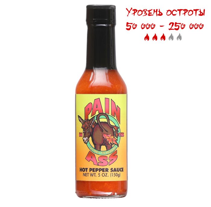 Гострий соус Pain in the Ass Hot Pepper Sauce