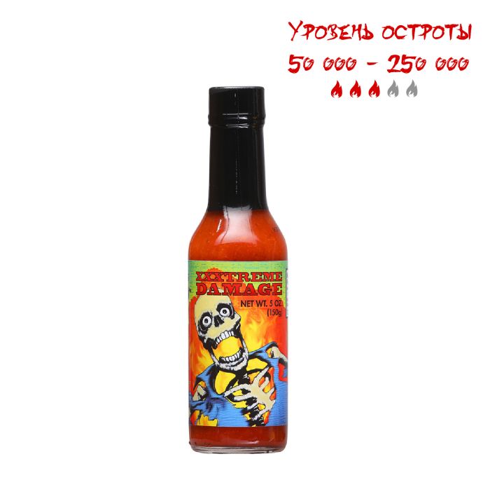 Гострий соус XXXtreme Damage Hot Sauce