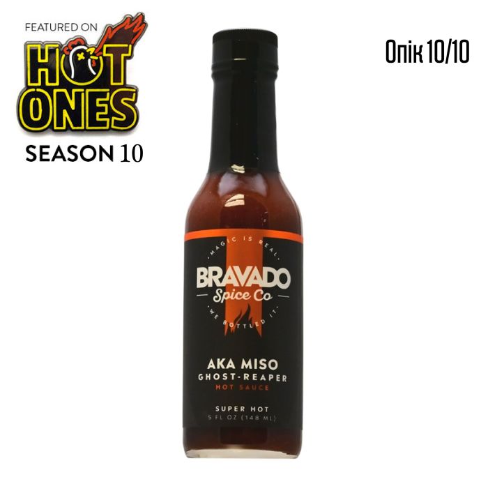 Гострий соус Bravado Aka Miso Ghost-Reaper Hot Sauce 