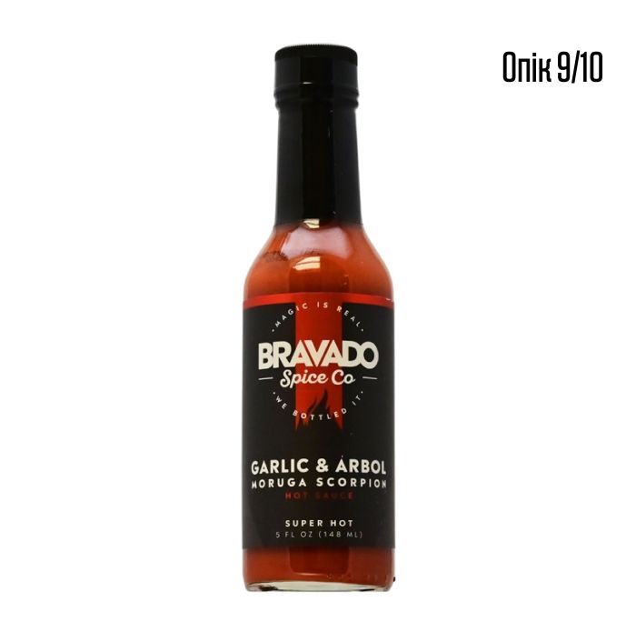 Гострий соус Bravado Spice Co. Garlic and Arbol Moruga Scorpion Hot Sauce