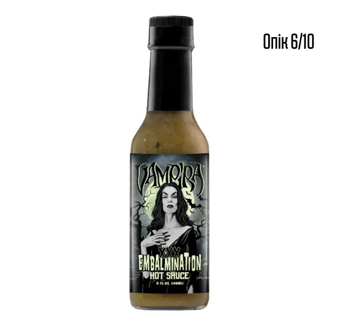 Гострий соус Hellfire Hot Sauce Vampira XXX Embalmination Verde