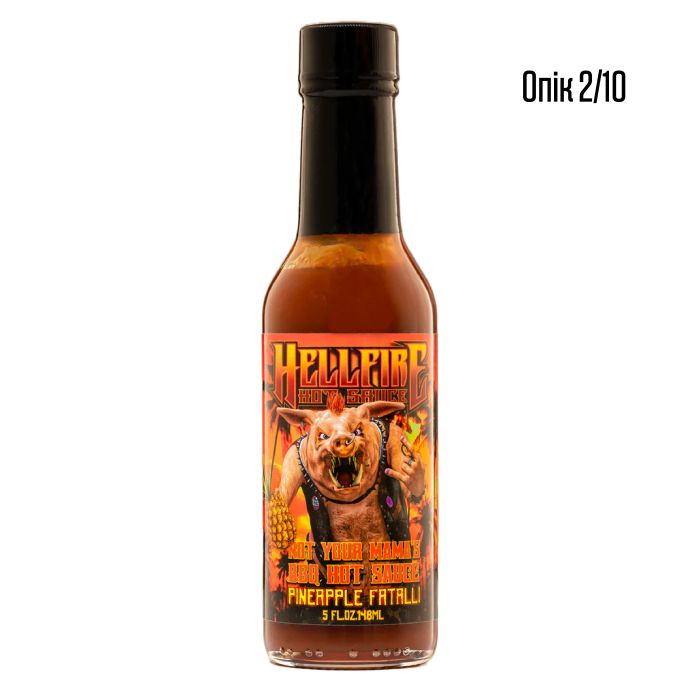 Гострий соус NEW! Pineapple Fatalli - Not Your Mama's BBQ Hot Sauce