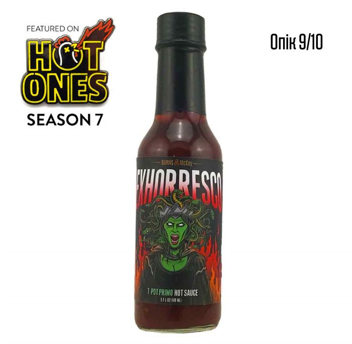Гострий в соус Burns & McCoy Exhorresco 7 Pot Primo Hot Sauce