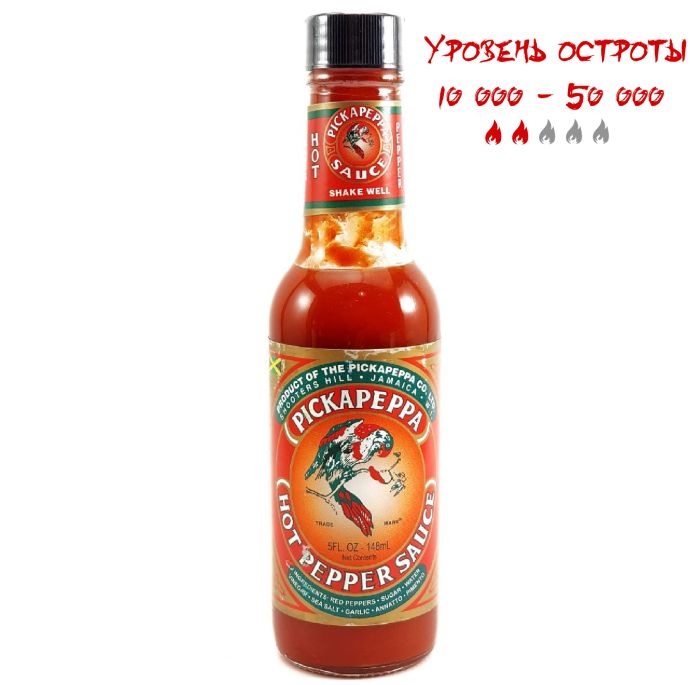 Гострий соус Pickapeppa Red Hot Sauce
