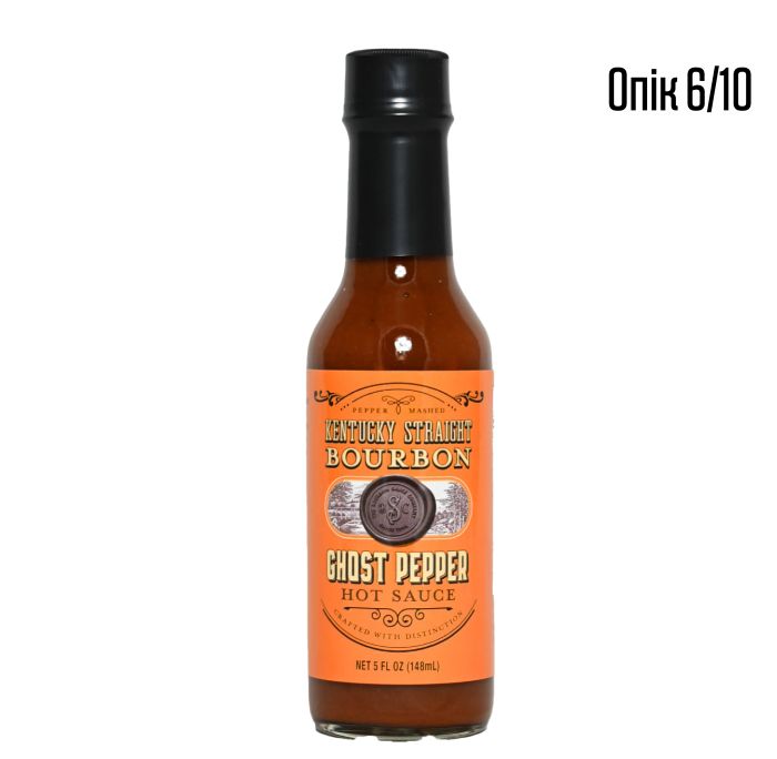 Гострий соус Kentucky Straight Bourbon Ghost Pepper Hot Sauce