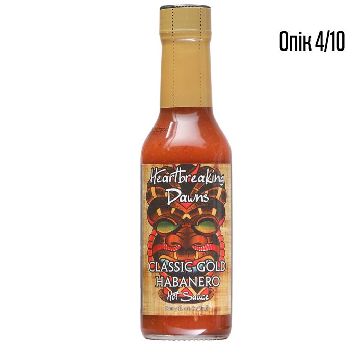 Гострий соус Heartbreaking Dawns Classic Gold Habanero Hot Sauce