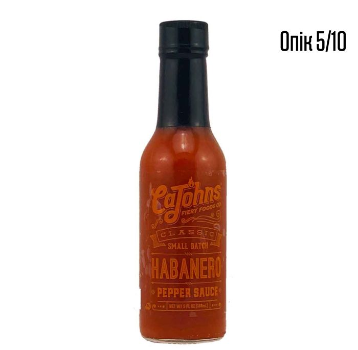Гострий соус Cajohns Classic Habanero Pepper Sauce
