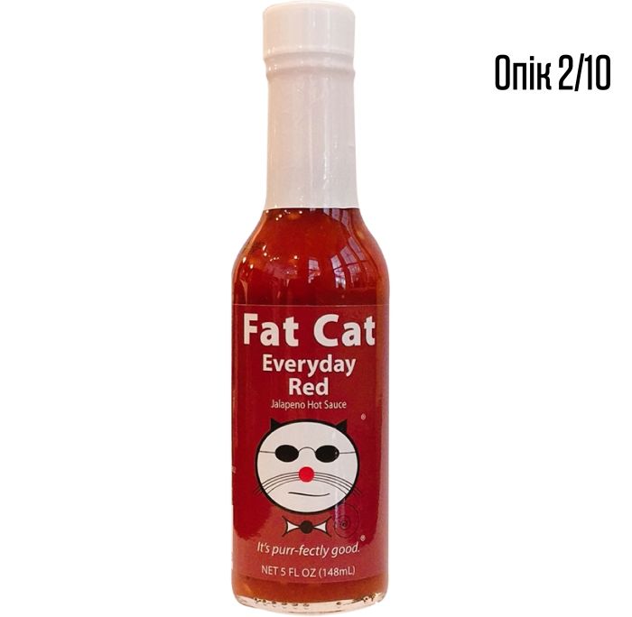Гострий соус Fat Cat Everyday Red Jalapeno Hot Sauce