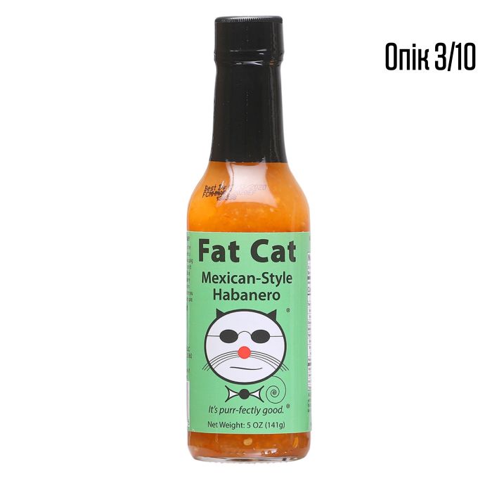 Гострий соус Fat Cat Mexican-Style Habanero Hot Sauce