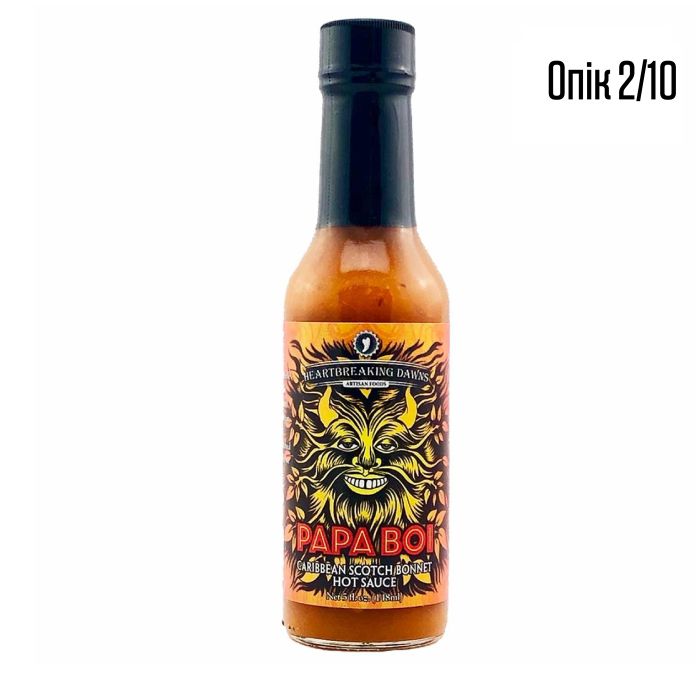 Гострий соус Heartbreaking Dawn's Papa Boi Caribbean Scotch Bonnet Sauce