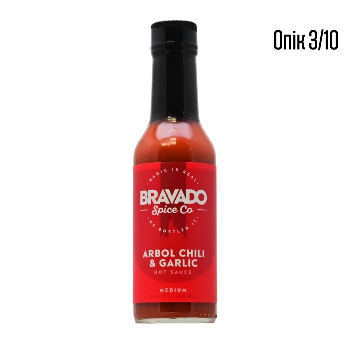 Гострий соус Bravado Spice Co. Arbol & Garlic Chili Hot Sauce