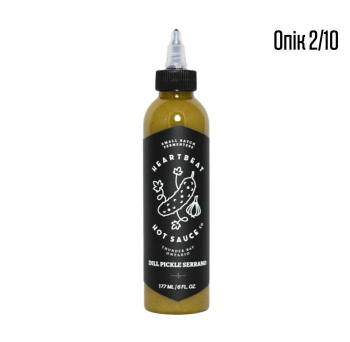 Гострий соус Heartbeat Dill Pickle Serrano Hot Sauce