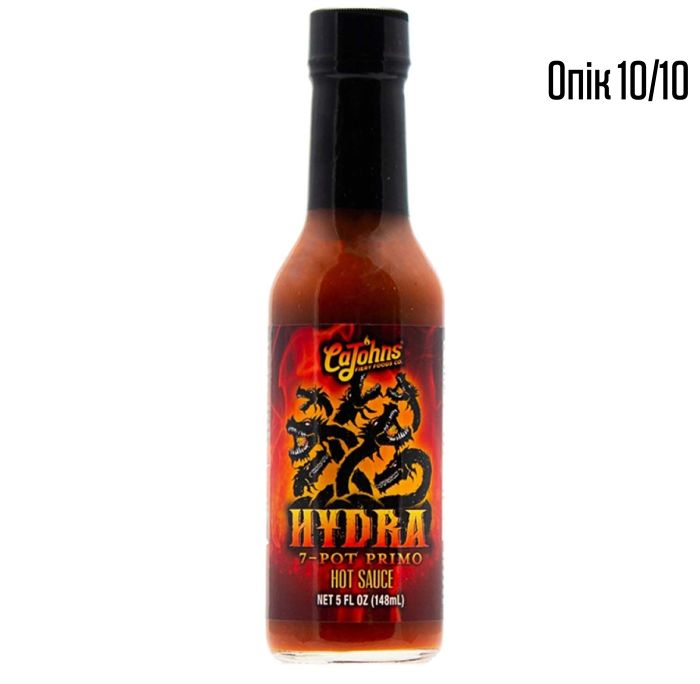Гострий соус CaJohns Hydra 7-Pot Primo Hot Sauce