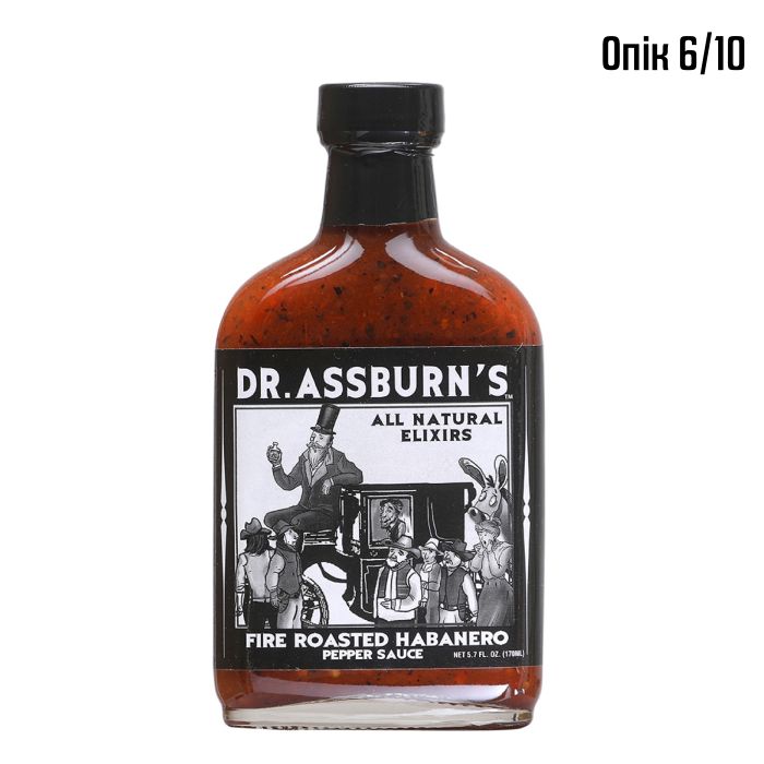 Гострий соус Dr. Assburn's Fire Roasted Habanero Pepper Sauce