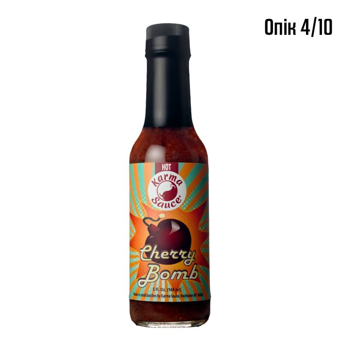 Гострий соус Karma Sauce Red Habanero Cherry Bomb Hot Sauce