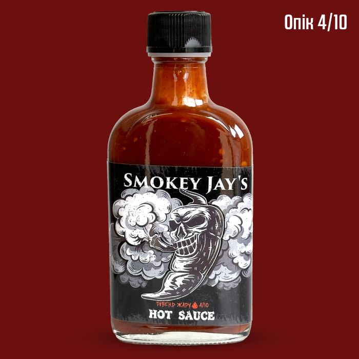 Гострий соус Smokey Jay's Hot Sauce міні пляшка (100мл)