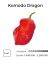 Насіння гострого перцю Komodo Dragon Pepper, 5 штук