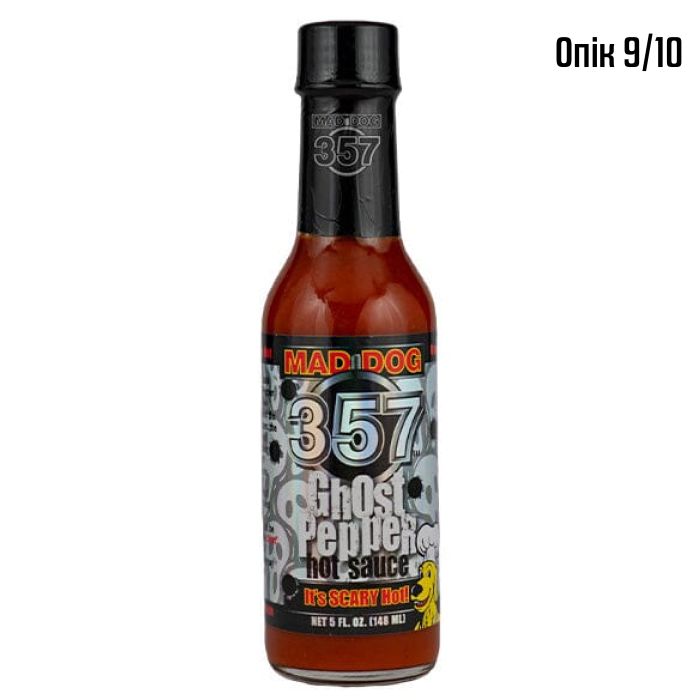 Гострий соус Mad Dog 357 Ghost Pepper Hot Sauce