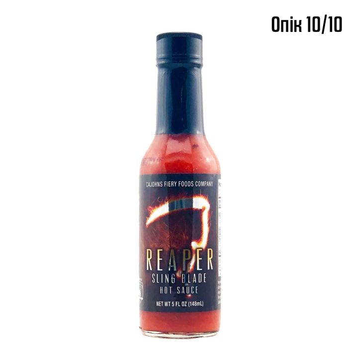 Гострий соус CaJohn's Reaper Sling Blade Hot Sauce