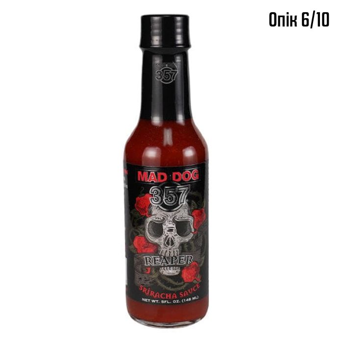 Гострий соус Mad Dog 357 Reaper Sriracha Sauce