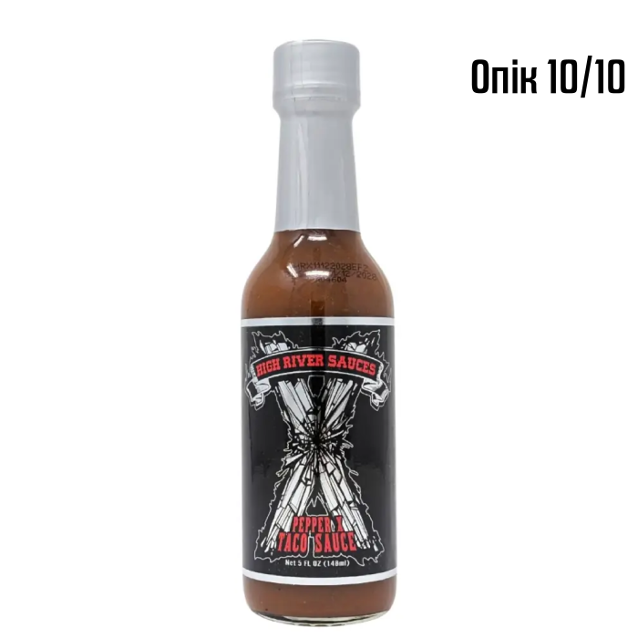 Гострий соус High River Sauces — Pepper X Taco Pepper Sauce